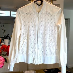 Abound Women's Size XXS Bomber Geo-Eyelet Jacket